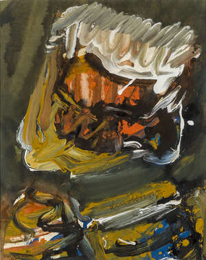 
	
		Bengt Karl Erik Lindström,
		
		Swedish 1925-2008; 
		 
		 
		Untitled, head, circa 1960;...