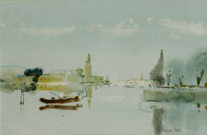 
	
		Patrick Hall, 
		British 1906-1992 - 
		 
		Venice; 
		 
		watercolour, signed lower...