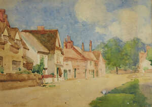 
	
		James Bolivar Manson NEAC, 
		British 1879-1945-
		 
		Sutton Courtenay; 
		 
		