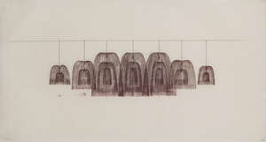 
	
		Harry Bertoia,
		American 1915-1978-
		 
		Untitled (1195, 1038 & 1077);
		 
		