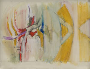 
	
		Adrian Heath, 
		British 1920-1992 - 
		 
		Untitled; 
		 
		gouache, watercolour and...