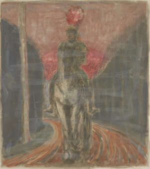 
	
		Sir Christopher Le Brun PPRA, 
		British b.1951 - 
		 
		Soldier on horseback, 2000;...