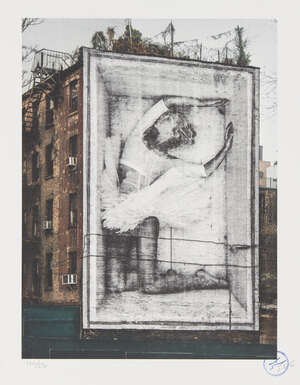 
	
		JR,
		French b.1983-
		 
		Ballet, Ballerina in Crate, East Village, New York City,...