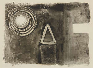 
	
		Kenneth Rowntree,
		British 1915-1997-
		 
		Venetian Abstract, c.1960s;
		 
		