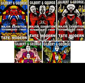 
	
		Gilbert & George, 
		British b.1943 & b.1942- 
		 
		Major Exhibition Tate Modern, 2007;...