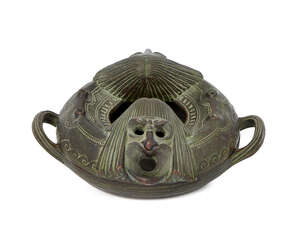 
	
		Gustav Gurschner (1873-1971), a bronze censer 
		c.1925, signed Gurschner Depose
		