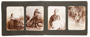 
	
		A late 19th century photo album, with important early photographs of Singapore,...