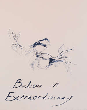 
	
		Tracey Emin CBE RA, 
		British b.1963-
		 
		Believe in Extraordinary, 2015;
		lithograph...