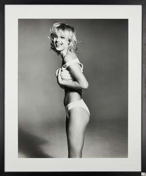 
	
		Marc Hispard, 
		French 1938-2015- 
		Eva Herzigova, Paris, 1998; 
		gelatin silver print,...