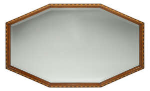 
	
		Attributed to Bath Cabinet Makers Co. Ltd, an inlaid mahogany octagonal wall mirror 
		