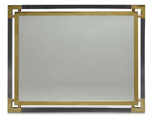 
	
		A Perspex and brass mirror, possibly French 
		c.1960-70 
		of rectangular form, the...