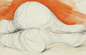 
	
		Bernard Meadows, 
		British 1915-2005- 
		 
		Drawing for Sculpture II, 1977; 
		 
		