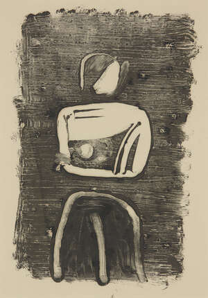 
	
		Kenneth Rowntree,
		British 1915-1997-
		 
		Girl in Three Parts, c.1960s;
		 
		