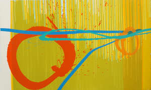 Charlotte Cornish, 
		British b.1967- 
		 
		Then and Now II;
		 
		screenprint in colours on wove, signed, titled and numbered 70/95 in pencil, sheet 7