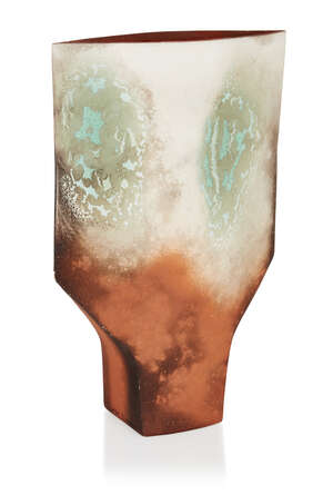 
	
		Tessa Wolfe Murray (b.1950), 
		 
		Studio pottery hand-built vessel, late 20th/early...