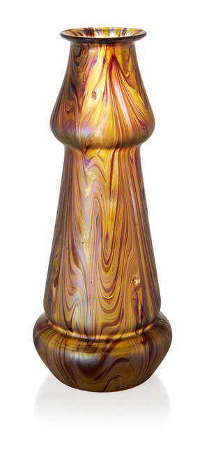
	
		An Art Nouveau Iridescent glass vase possibly by Wilhelm Kralik & Sohn  
		c.1900 
		