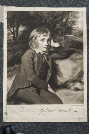 
	
		William Dickinson, 
		British 1746-1823- 
		 
		The Hon. Richard Edgcumbe, after Sir...