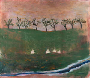 
	
		Mary Newcomb, 
		British, 1922 - 2008 - 
		 
		Trees with Mistletoe, Brittany, 1970;...