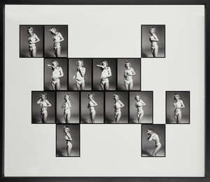 
	
		Marc Hispard, 
		French 1938-2015- 
		Eva Herzigova, Paris, 1991; 
		gelatin silver...