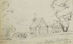 William Luscombe Pare, 
		British 1875-1935-
		 
		 A collection of landscape sketches of views in and around London, including Kensington Round Pond, Wind