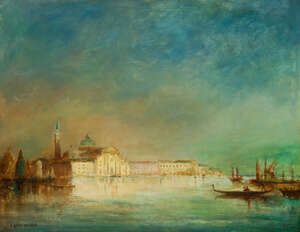 
	
		Edward Brent Walker,
		British 1860-1917 exh 1896-1916-
		 
		San Giorgio Maggiore,...