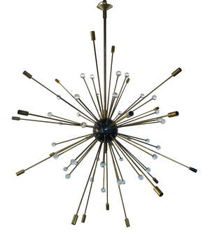 
	
		Italian, a large Italian twenty four light 'Sputnik' pendant light, in the manner of...