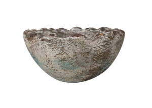 
	
		Alan Wallwork (1931-), an unusual stoneware bowl
		c.1970-80, incised initials to...