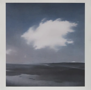 Gerhard Richter,&nbsp;German b.1932-&nbsp;Landschaft mit Wolke, 2025;&nbsp;&nbsp;(landscape with clouds, 1969)&nbsp;
