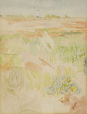 
	
		Mary Potter OBE,
		British 1900-1981
		 
		Bird Sanctuary;
		 
		watercolour and...