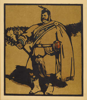 
	
		RTO Sir William Nicholson, 
		British 1842-1949- 
		"Drum-Major (Wimbledon Common)",...