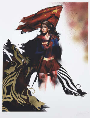 
	
		Miss Bugs,
		British contemporary-
		 
		Year of the Super Rat, 2008;
		 
		hand...