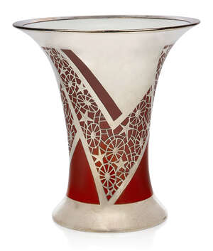 
	
		Friedrich Deusch (1855- ) for Rosenthal, 
		 
		Art Deco vase, 1923, 
		Porcelain,...