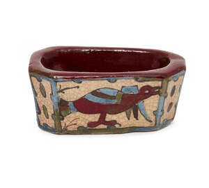 Pierre-Adrien Dalpayrat (1844-1910), a small ceramic salt
Late 19th Century, signed in the clay
