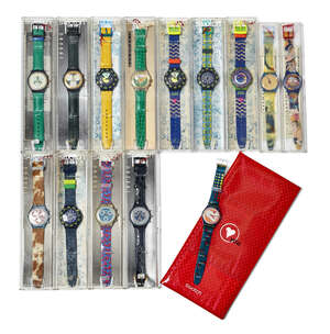 
	
		Swatch (Swiss), a collection of 14 cased watches 
		c.1990, all boxed or cased 
		A...