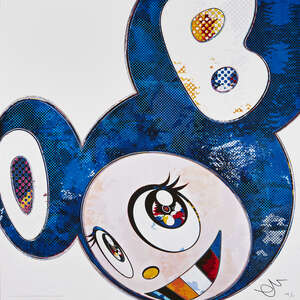 
	
		Takashi Murakami,
		Japanese b.1962-
		 
		And Then x 727 (Ultramarine: GUNJO),...
