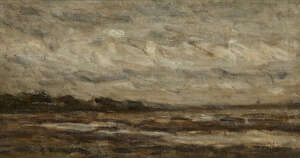 
	
		Adrian Maurice Daintrey RWA, 
		British 1902-1988-
		 
		Coastal Scene;
		 
		oil on...