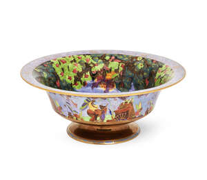 
	
		Daisy Makeig-Jones, British, 1881-1941, a Wedgwood Fairyland lustre 'Roc Centre' Daventry...