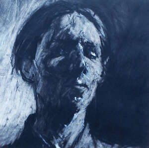 
	
		Neil Gordon, 
		British b.1959- 
		 
		Self Portrait; 
		 
		charcoal and chalk on...