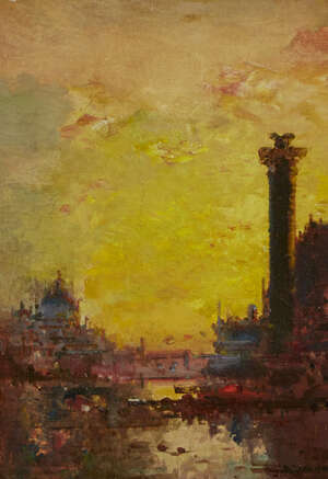 
	
		Henri Duvieux, French 1855-1882- Venetian scene; oil on canvas, 33x24.2cm 
		 

	

