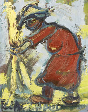 Frans Martin Claerhout, 
Belgian/South African 1919-2006-
 
Untitled;
 
oil on board, signed lower...