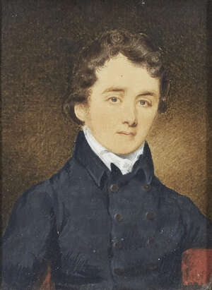 
	
		John Alley,
		British, late 18th/early 19th century-
		
		Portrait of William Foster...
