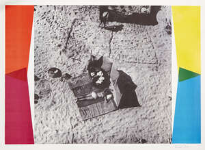 
	
		Merlyn Oliver Evans,
		British 1910-1973-
		 
		St Ives Beach, 1973;
		 
		lithograph in...