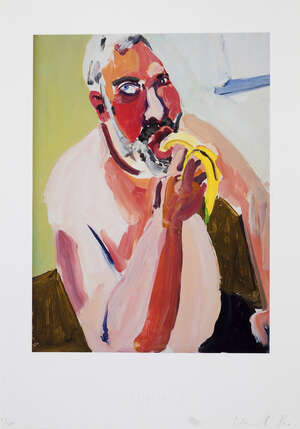 
	
		Chantal Joffe RA,
		British b.1969-
		 
		Dan Eating a Banana, 2012;
		 
		digital...