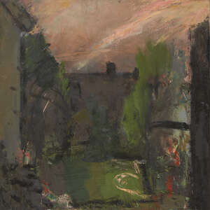 
	
		Lisa Wright, 
		British b.1965- 
		 
		Rosey Fingered Dawn; 
		 
		oil on canvas,...