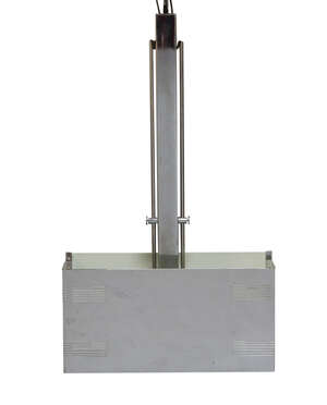 
	
		Gaetano Sciolari (1927-1994) Attributed,
		c.1970,
		a steel pendant light, of...