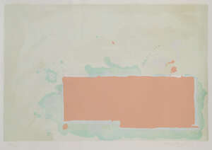 
	
		John Hoyland RA,
		British 1934-2011-
		 
		Orange-Pink-Green, 1971;
		 
		screenprint...