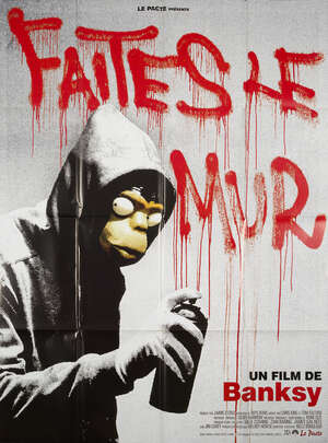 
	
		Banksy, 
		British b.1974- 
		 
		Faites le Mur, 2010; 
		 
		offset lithographic poster...