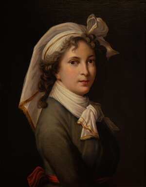 
	
		After Elisabeth Louise Vigée Le Brun, 
		 
		French 1755-1842- 
		 
		Portrait of the...