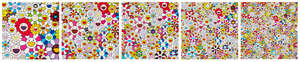 
	
		Takashi Murakami,
		Japanese b.1962-
		 
		Flowers Blooming in This World and the Land...