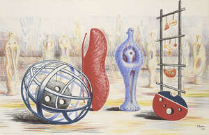 
	
		Henry Moore OM CH FBA, 
		British 1898-1986- 
		 
		Sculptural Objects, 1949; 
		